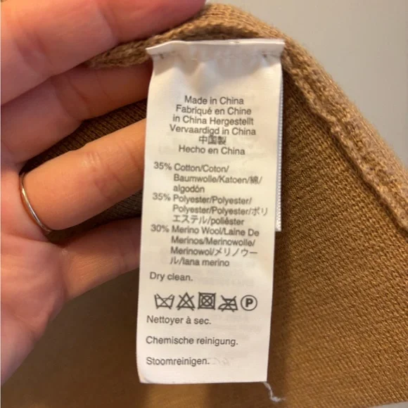 J. Crew Camel Knit Sweater Blazer - Picture 5 of 7